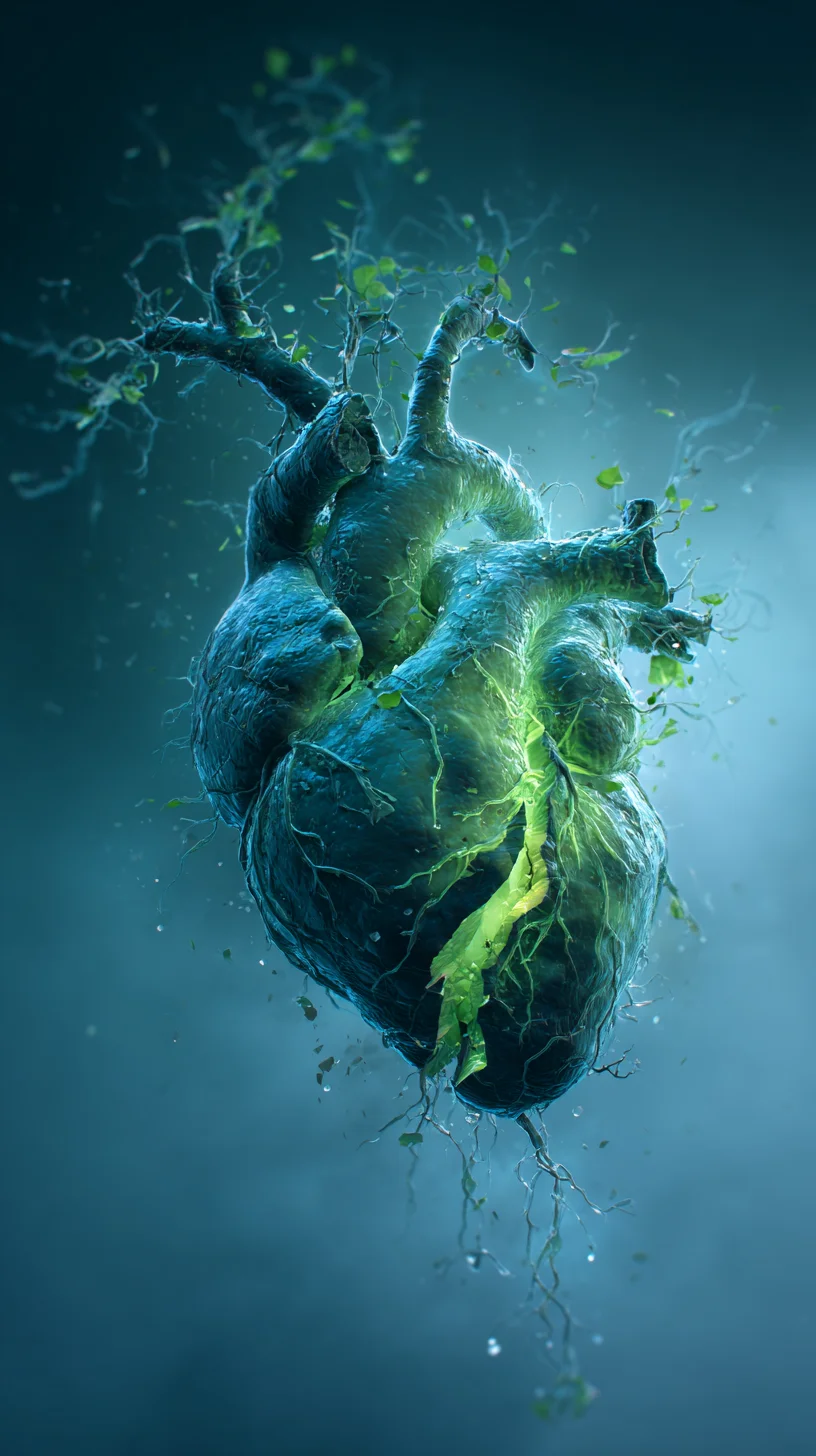Broken heart artwork