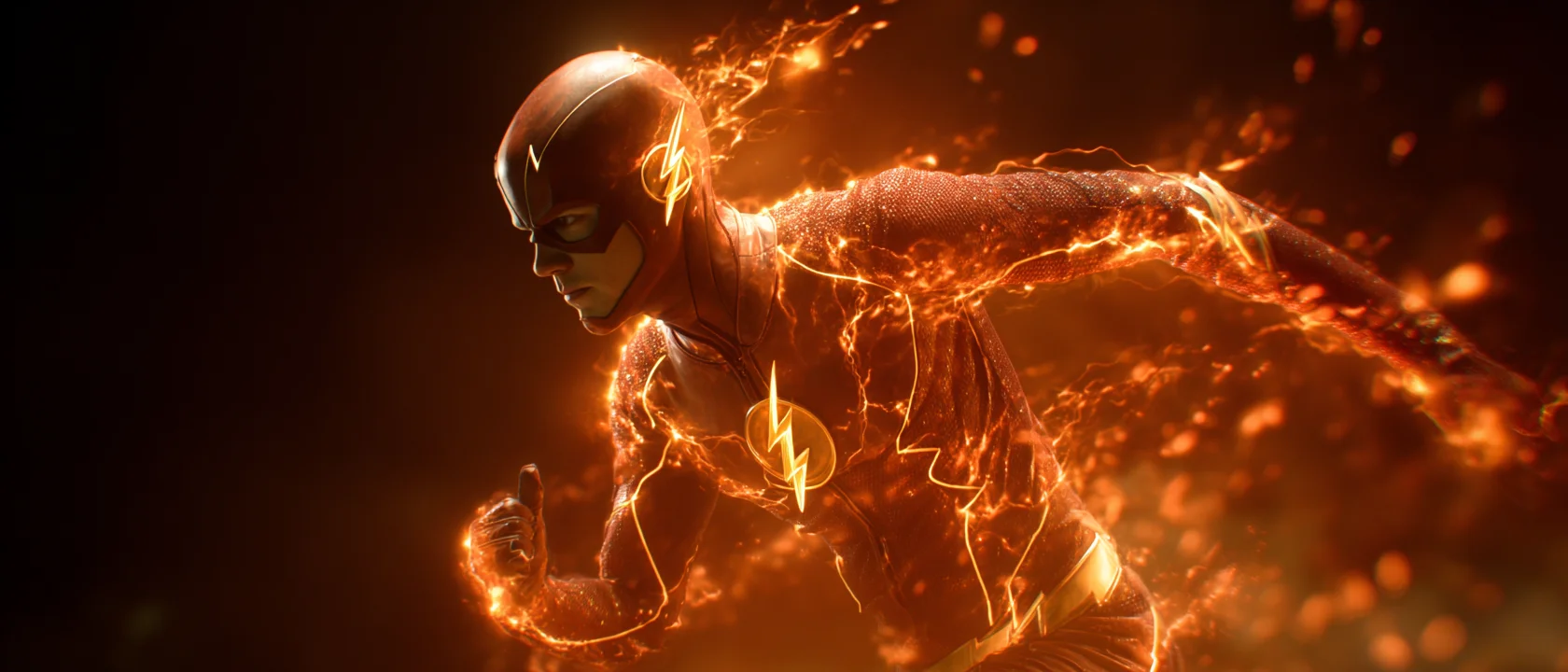 Speed force fire effect