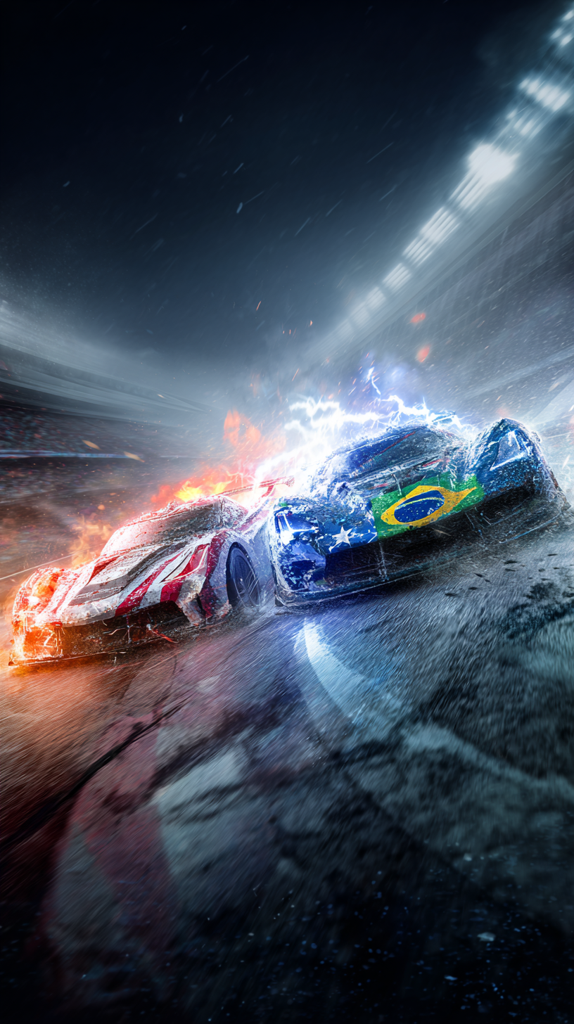 Futuristic racing thumbnail