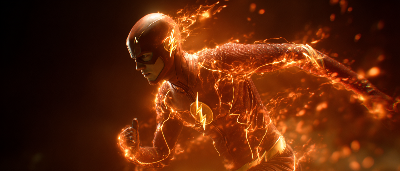 Speed force fire effect