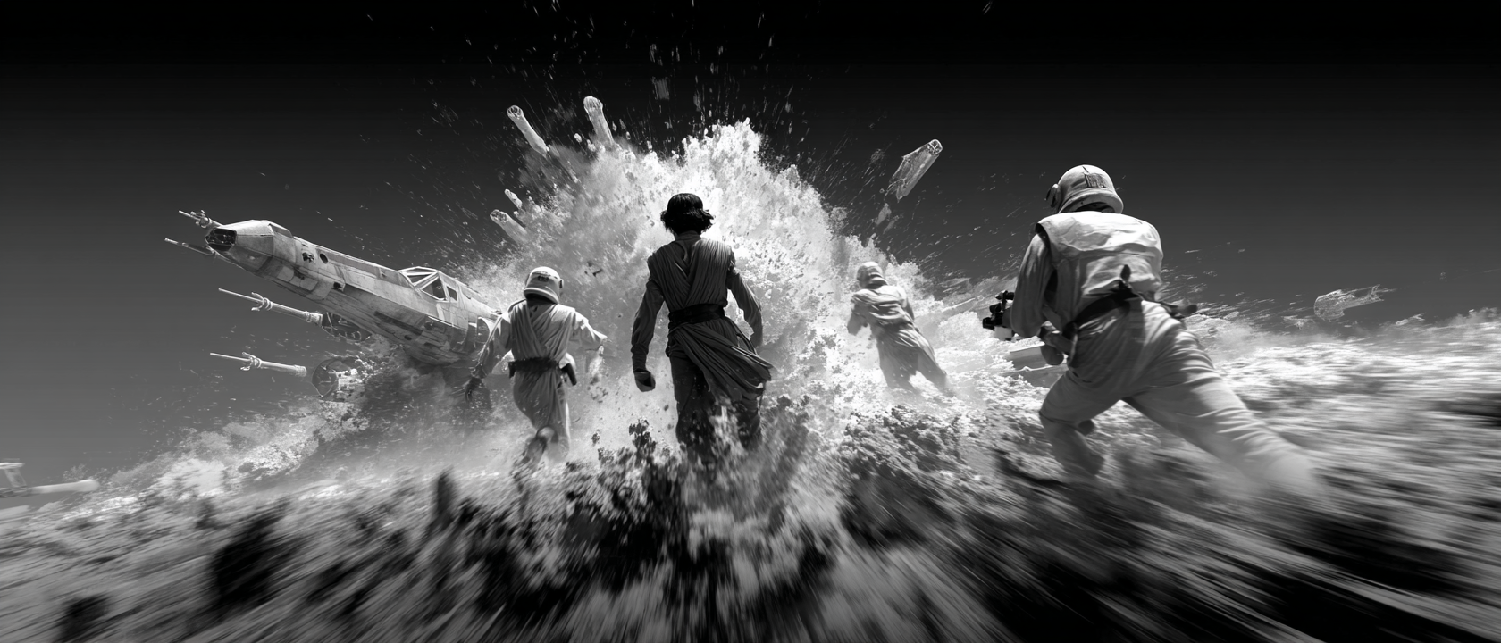 Star Wars warp background